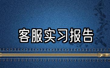 大学生客户服务实践示范报告