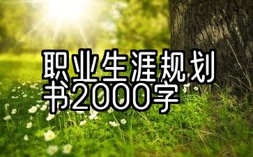 旅游管理职业生涯规划书2000字