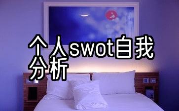 个人swot自我分析图