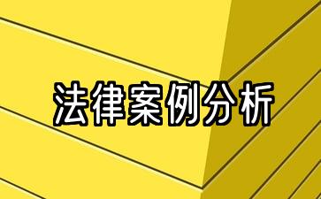 法律案例分析报告范文