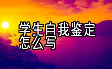 二年级学生自我鉴定怎么写