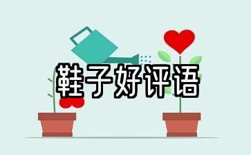 鞋子好评语20字