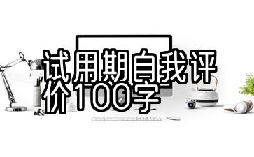 试用期自我评价100字转正