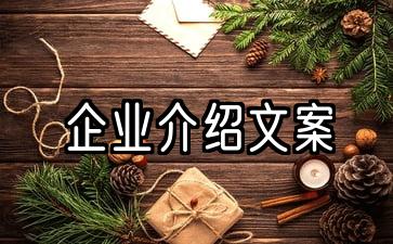 企业介绍文案aPP