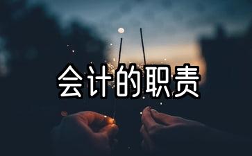 项目会计的职责